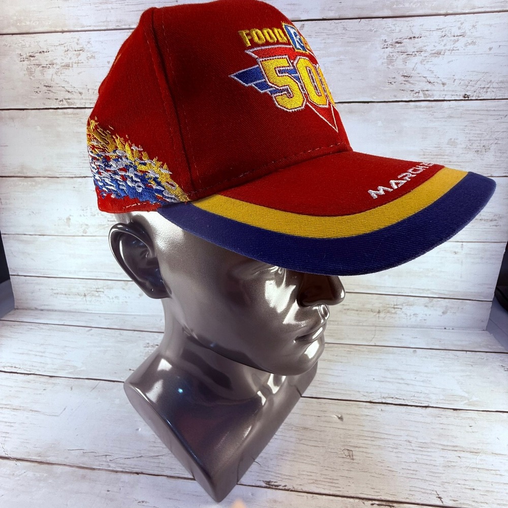 Vintage NASCAR Food City 500 Bristol Motor Speedway Hat Red 2003 Racing‎ Cap